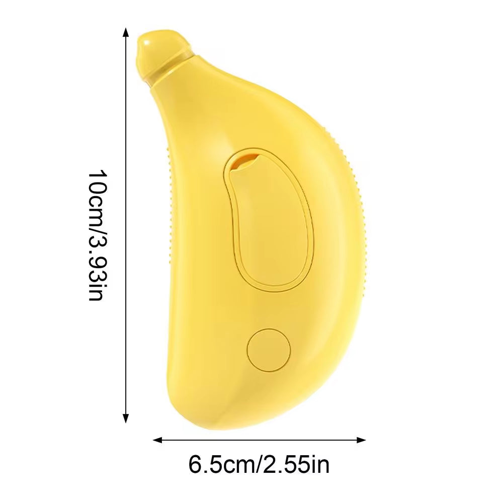 Cat Dog Pet Spray Massage Brush One Button Steam Spray Folding Rotatable Floating Hair Bath Hair Removal Brush Comb